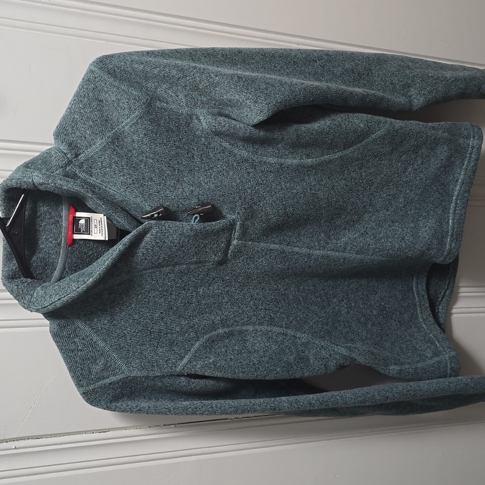 The North Face Ladies Crescent Ridge Shawl Collar Fleece Seafoam Size S/P